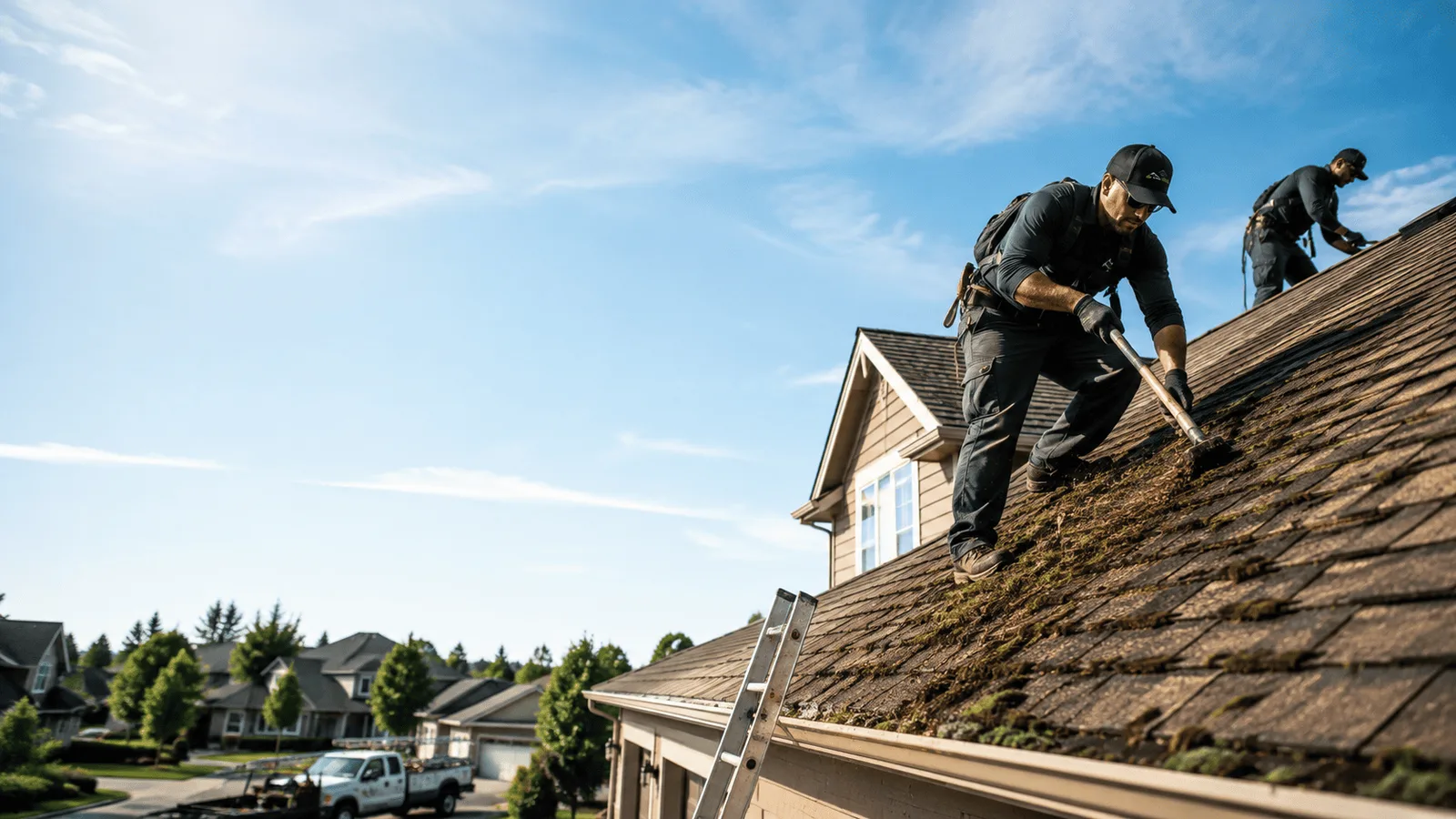 Roof Moss Removal in Poynette, WI near me